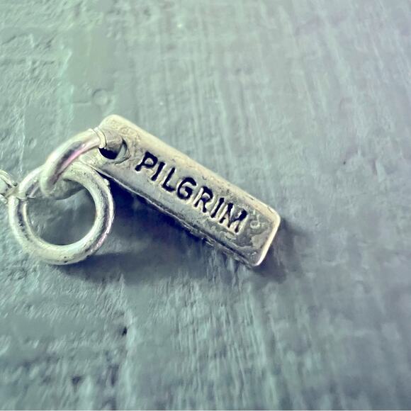 Pilgrim Silver Tone Tiny Pendant Necklace - Picture 9 of 10